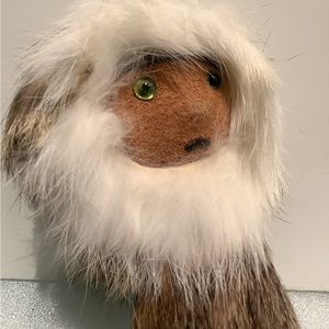 New vintage Inuk rabbit fur doll